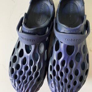 The Merrell Hydro Moc Slip On Dark Blue/Black Waterproof Shoes